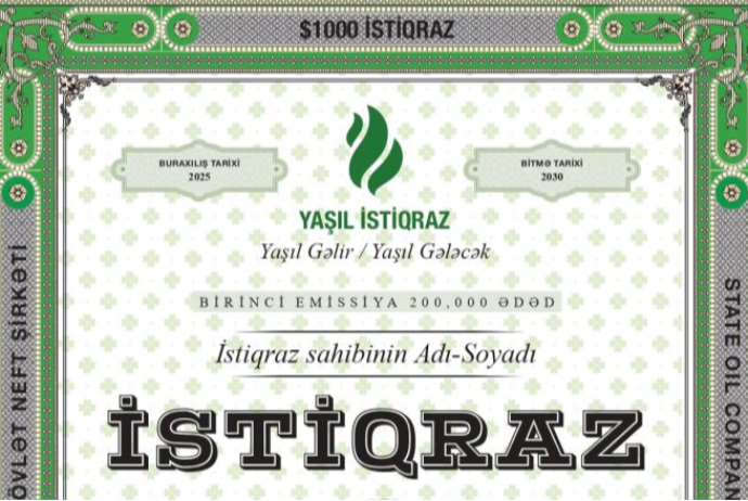 SOCAR-ın “yaşıl” istiqrazlarının üçüncü faiz ödənişi edilib | FED.az