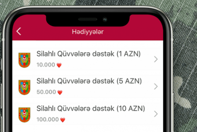 “Ürəklər”inizlə Silahlı Qüvvələrə - Dəstək Olun! | FED.az