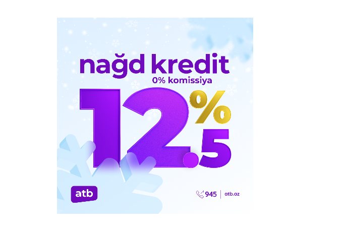 "Azər Türk Bank"dan 12,5%-dən başlayan - İSTEHLAK KREDİTLƏRİ  | FED.az