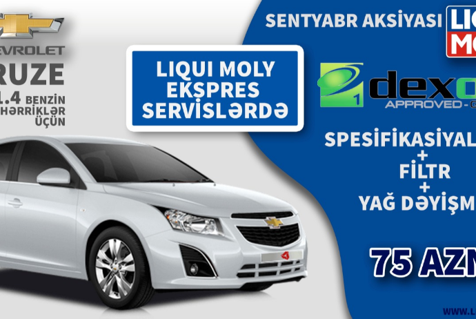 "Liqui Moly" Ekspres Servislər yeni aksiyaya - Start Verdi! | FED.az