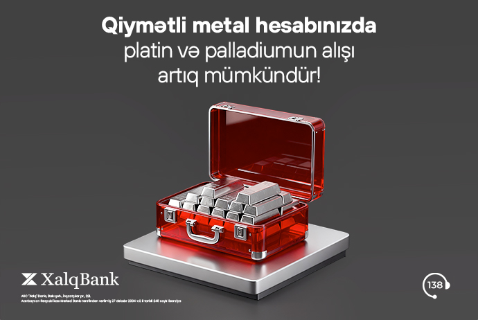 Xalq Bank qiymətli metallar üzrə yeni xidmətləri - İSTİFADƏYƏ VERDİ | FED.az