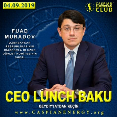 Diasporla iş üzrə Dövlət Komitəsinin sədri “CEO Lunch Baku”nun qonağı olacaq | FED.az