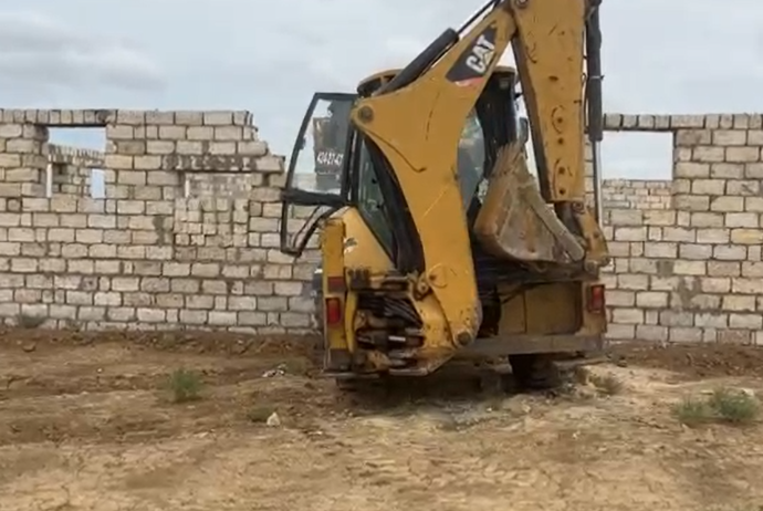 Abşeronda qanunsuz tikintinin qarşısı alınıb  - FOTO - VİDEO | FED.az