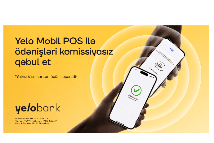 Yelo Mobil POS ilə Visa ödənişlərinə - 0% KOMİSSİYA! | FED.az