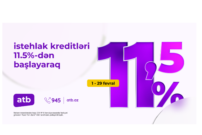 Azər Türk Bank kredit kampaniyasını - DAVAM ETDİRİR | FED.az