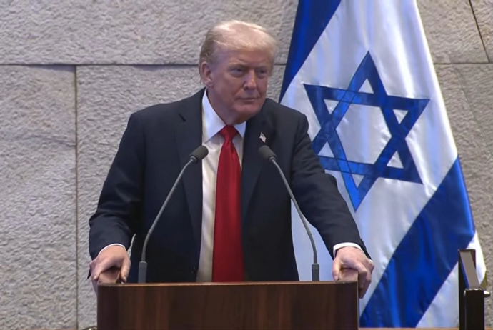 Trampın Knessetdəki çıxışı zamanı təxribat törədildi | FED.az