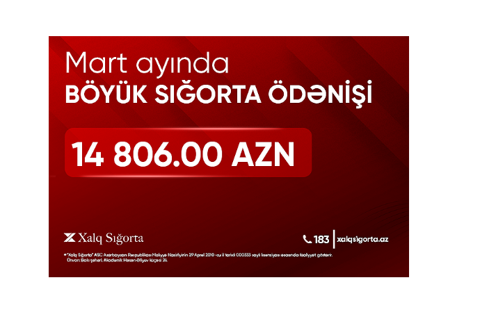 Xalq Sığorta yüksək məbləğdə sığorta ödənişi həyata keçirib | FED.az