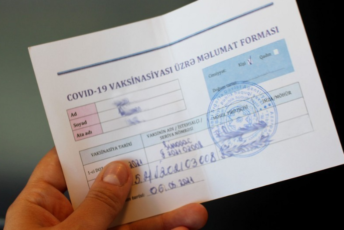 Azərbaycanda COVID-19 pasportu və immunitet sertifikatı - MÜDDƏTLİ OLACAQ | FED.az