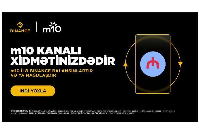m10 və Binance Azərbaycanda birbaşa kripto-fiat əməliyyatlarını - DAVAM ETDİRİR | FED.az