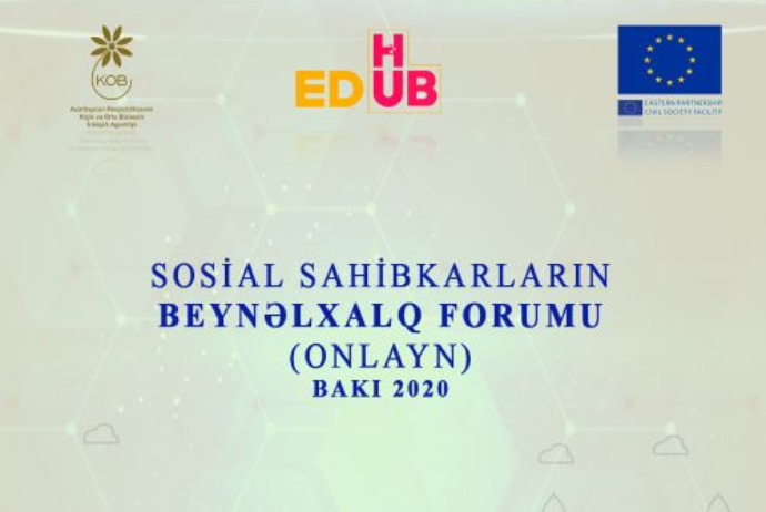 Azərbaycanda Sosial sahibkarların beynəlxalq forumu (onlayn) keçiriləcək | FED.az