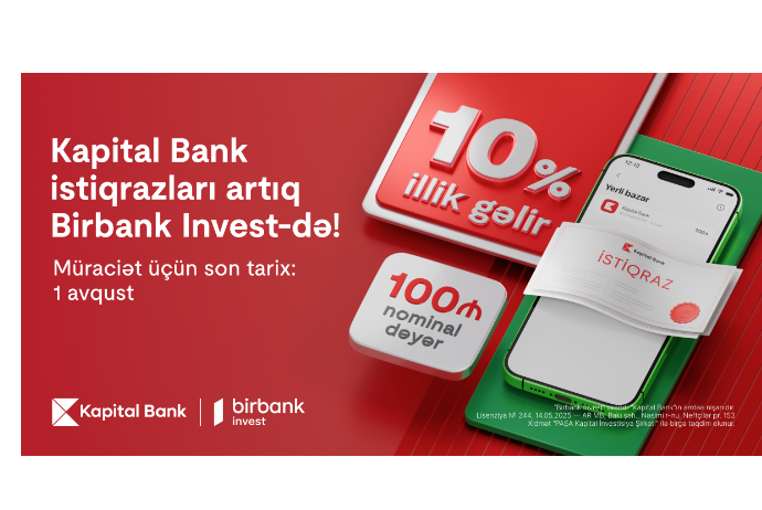 Kapital Bank открыл подписку на облигации: инвестируйте с доходностью 10% годовых | FED.az