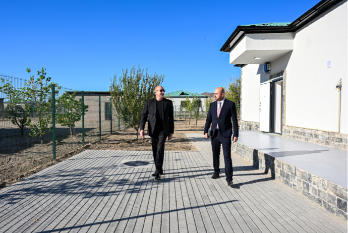 Prezident Ağalı kəndinin 2-ci mərhələsinin və Məmmədbəyli kəndinin açılışlarında iştirak edib | FED.az