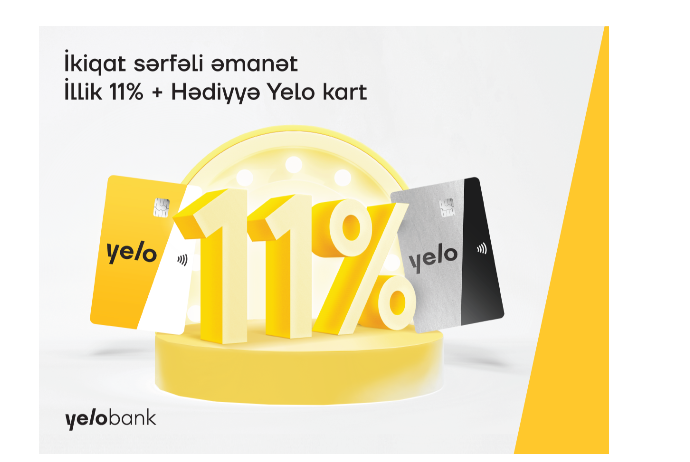 "Yelo Bank"dan - İKİQAT SƏRFƏLİ ƏMANƏT | FED.az