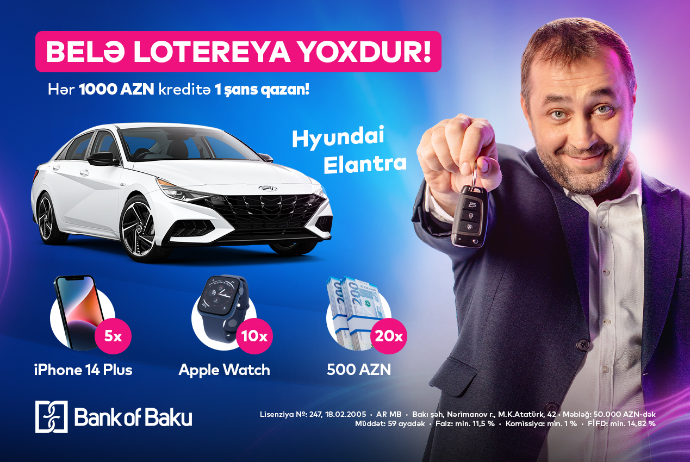 "Hyundai Elantra" avtomobili qazanmaq istəyənlərin - NƏZƏRİNƏ! | FED.az