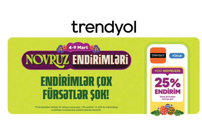 Trendyol объявляет праздничные скидки по случаю Новруз байрамы | FED.az