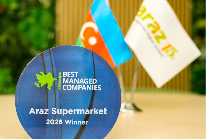 “Araz” supermarketlər şəbəkəsi “Best Managed Companies Azerbaijan 2026” müsabiqəsinin - QALİBİ OLDU | FED.az