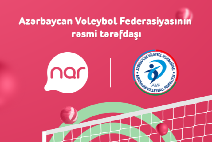 Nar - официальный партнер Федерации волейбола Азербайджана | FED.az