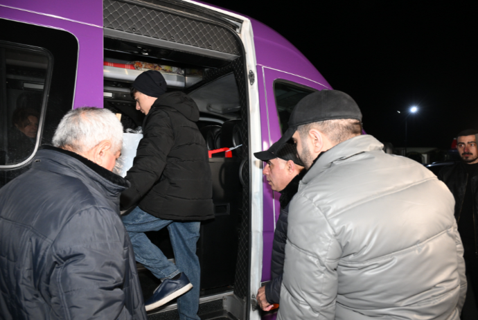 Ağdam şəhərinə növbəti köç karvanı yola salınıb | FED.az