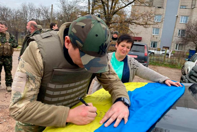 Ukraynanın Nikolayevsk vilayəti azad edildi - FOTOLAR | FED.az