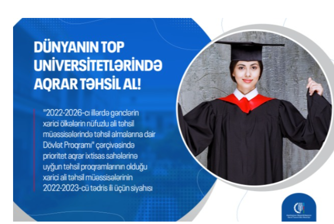 «Baytar», «aqronom» deyib keçməyin – 27 ölkədə 136 ixtisasda təhsil imkanı – TAM SİYAHI | FED.az