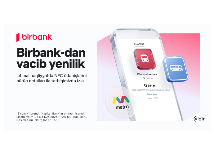 С новой функцией Birbank отслеживать расходы на общественный транспорт стало проще | FED.az