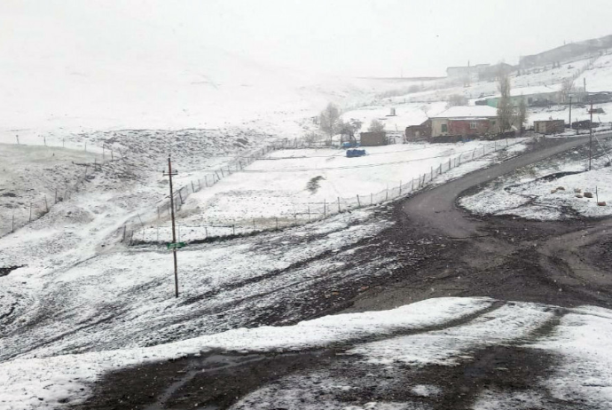 Kəlbəcər və Laçına sulu qar yağıb - FAKTİKİ HAVA | FED.az