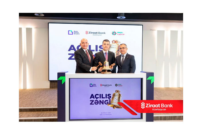 Ziraat Bank Azərbaycanın ilk istiqraz emissiyası üçün - “Açılış Zəngi” çalınıb | FED.az