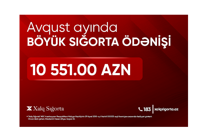 "Xalq Sığorta" növbəti iri həcmli ödənişini edib - MƏBLƏĞ - FOTOLAR | FED.az