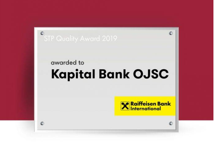 "Kapital Bank" Raiffeisen Bank International tərəfindən - Mükafatlandırılıb | FED.az