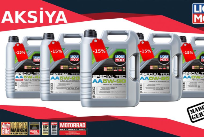 "Liqui Moly" yağlarına - NOVRUZ ENDİRİMLƏRİ | FED.az