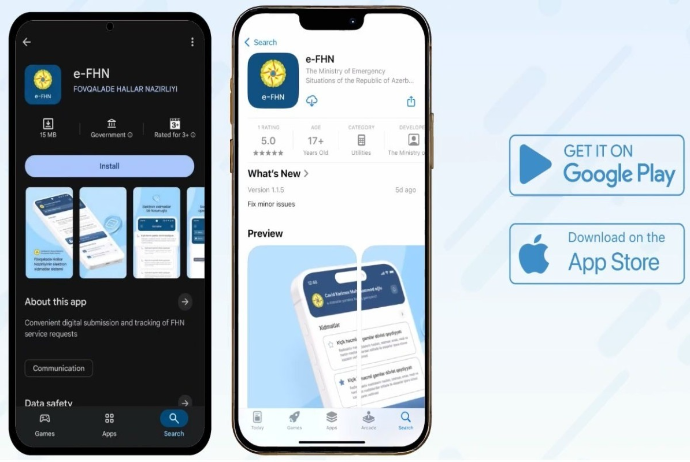 “e-FHN” mobil tətbiqi istifadəyə verilib - VİDEO | FED.az