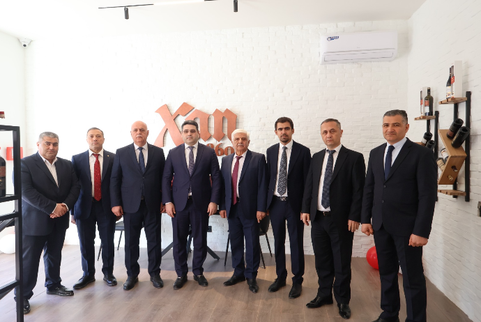 Göygöl Şərab Zavodu Xankəndidə firma mağazasını açdı - FOTOLAR | FED.az