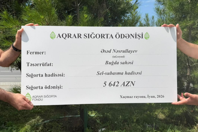 Cəmi 56 manata sığortaladığı əkin sahəsinə görə - 5600 manat ödəniş aldı | FED.az