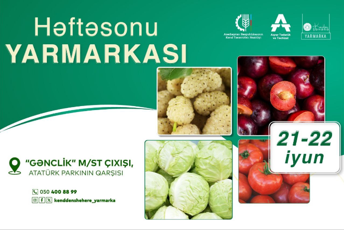 Paytaxtda növbəti “Kənddən şəhərə” yarmarkası keçiriləcək | FED.az