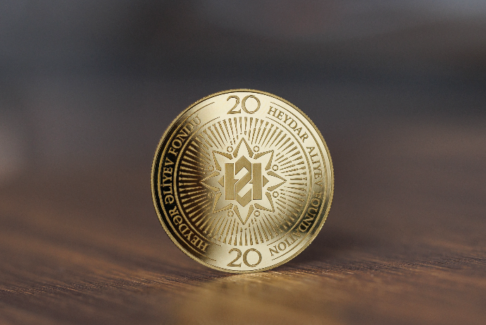 Новая золотая монета ЗАО «AzerGold» посвящена 20-летию Фонда Гейдара Алиева | FED.az