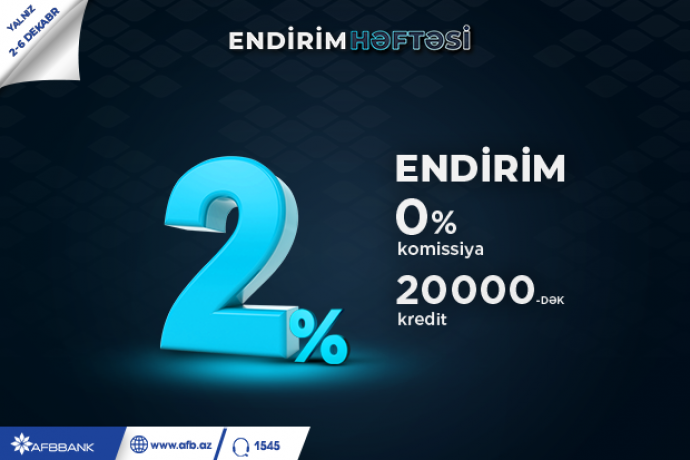 "AFB Bank" endirim həftəsinə - START VERDİ | FED.az