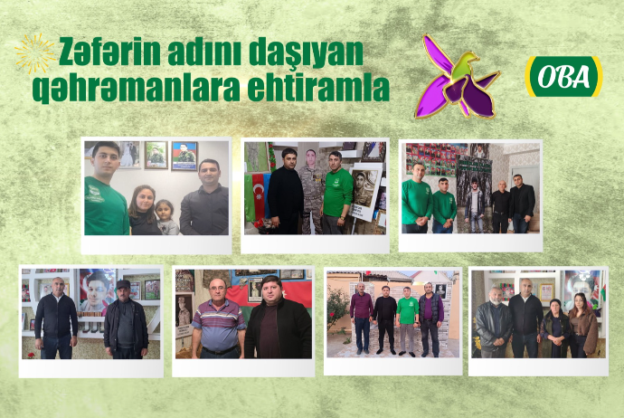 Zəfərin 5 illiyində “OBA” şəhid əməkdaşlarının ailələrini ziyarət edib və “Obamızın müzəffərləri” videoçarxını təqdim edib – VİDEO – FOTO  | FED.az