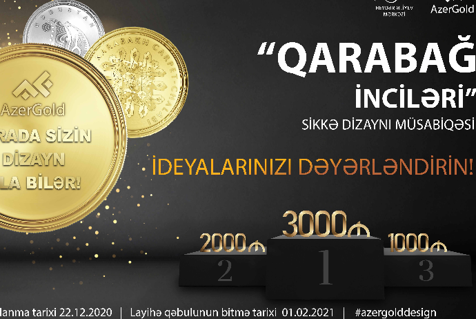 «AzerGold» QSC Qarabağla bağlı qızıl sikkə buraxacaq - Müsabiqə Başlandı | FED.az