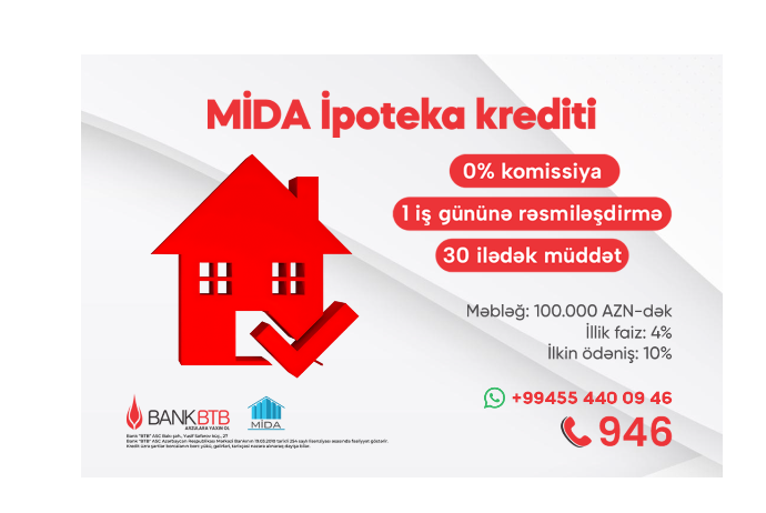 Güzəştli - MİDA İPOTEKA KREDİTİ | FED.az