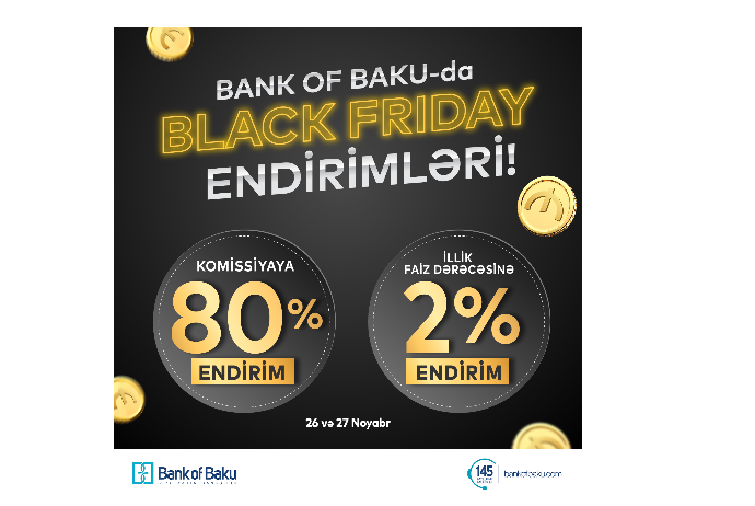 "Bank of Baku"da - "Black Friday" ENDİRİMLƏRİ! | FED.az