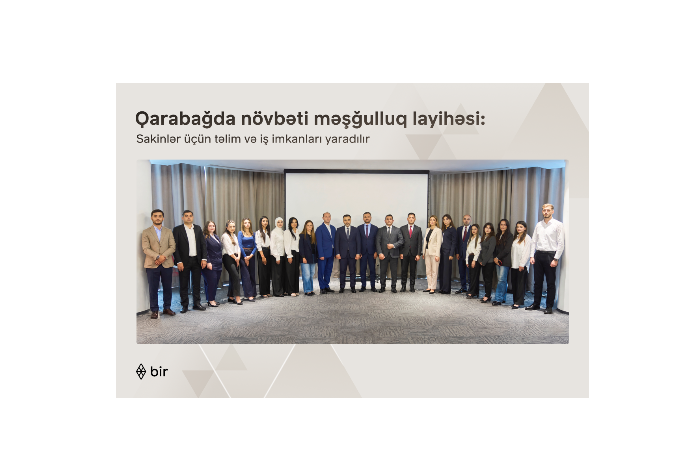 Bir ekosistemi Qarabağ sakinləri üçün yeni məşğulluq layihəsinə - START VERİB | FED.az