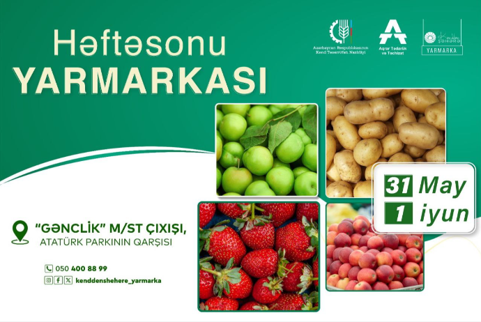 Bakıda növbəti “Kənddən şəhərə” yarmarkası keçiriləcək - ÜNVANLAR | FED.az