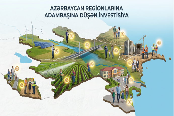 Adambaşına düşən investisiya məbləğinin artıb-azaldığı - RAYON/ŞƏHƏRLƏR - SİYAHI, MƏBLƏĞLƏR (2024/2025) | FED.az