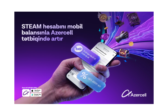Azercell məşhur oyun platforması “Steam” ilə eksklüziv əməkdaşlığa başlayır | FED.az