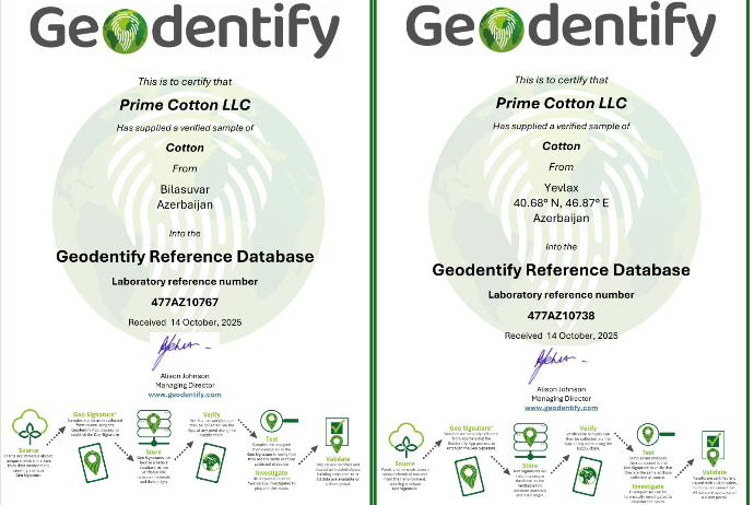“Prime Cotton” pambığın mənşəyini elmi üsullar ilə təsdiqləyən - İLK AZƏRBAYCAN ŞİRKƏTİ OLDU | FED.az