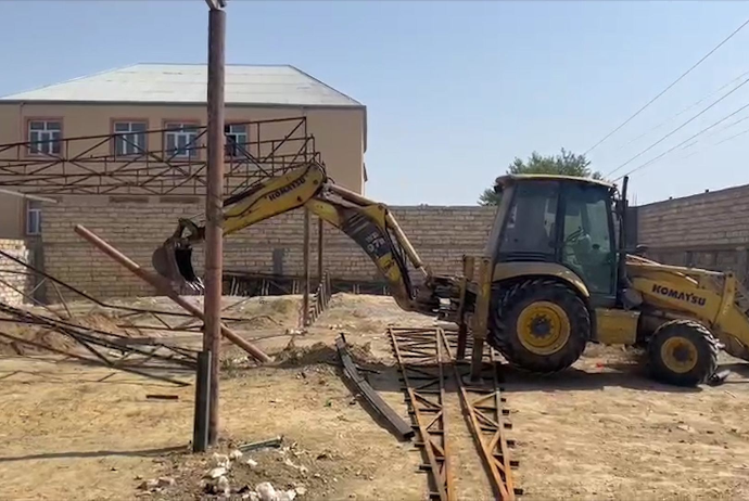 Bakıda daha bir qanunsuz tikintinin qarşısı alınıb - FOTO - VİDEO | FED.az