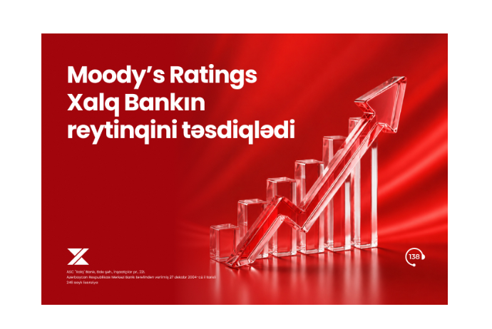 Moody’s Ratings подтвердило рейтинг Халг Банка по итогам 2025 года | FED.az