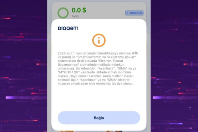 Xaricdən məhsul sifarişlərində bəyənnamə şərtlərindəki dəyişiklik nədən ibarətdir? - VİDEO | FED.az