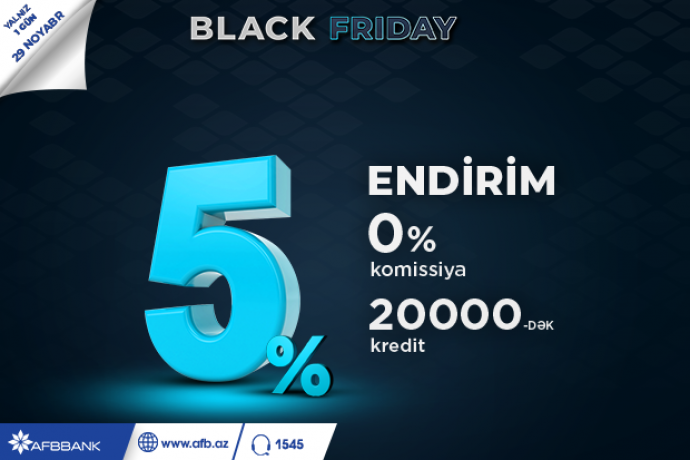 "AFB Bank"dan “Black Friday” - KAMPANİYASI | FED.az