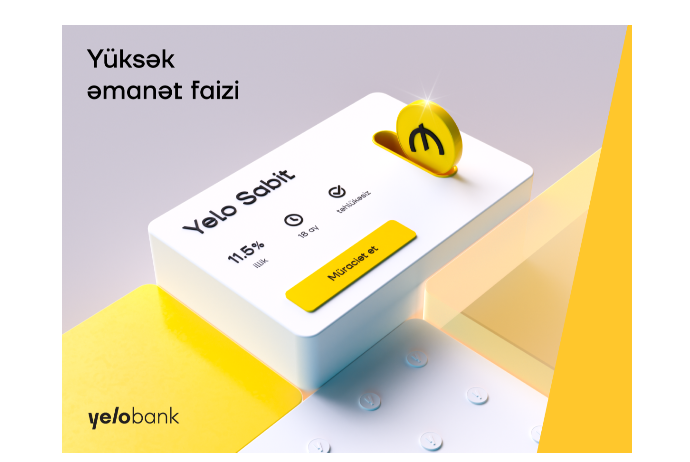 Yelo Bank-da əmanət hesabı aç, 11.5% qazan! | FED.az